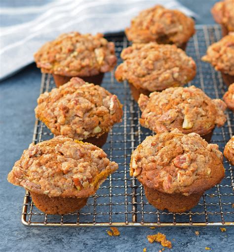 Pumpkin Muffins With Pecan Streusel Once Upon A Chef