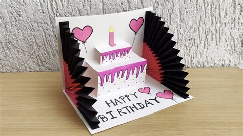 Handmade 3d Birthday Card Ideas