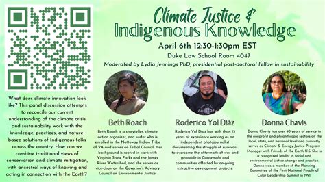 Climate Justice And Indigenous Knowledge The Nicholas Institute For