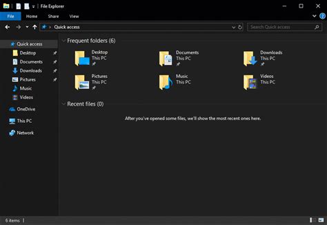 Windows 10 Tip Dark Theme In File Explorer 지락문화예술공작단