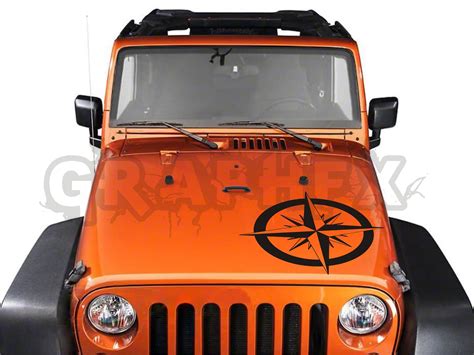 20 Vinyl Hood Decal Compatible With Jeep Wrangler Etsy