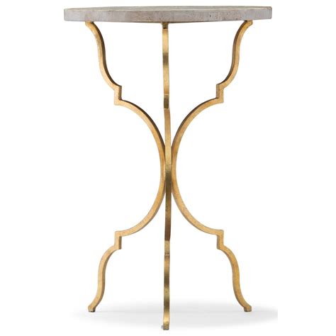 Hooker Furniture Living Room Accents 5540 50001 Gld Round Martini Table