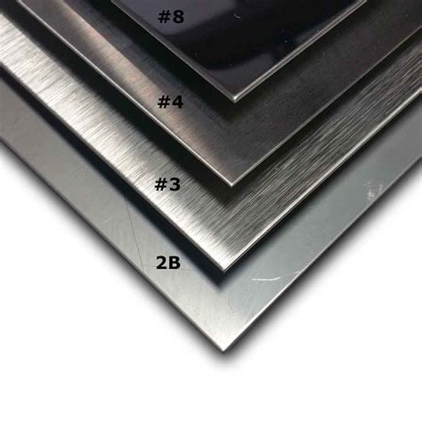 Stainless Steel Finishes Chart