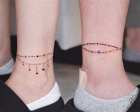 Aggregate 69 Anklet Tattoo Design Best In Cdgdbentre