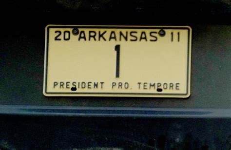 Arkansas State Senators License Plates Arkansas Times