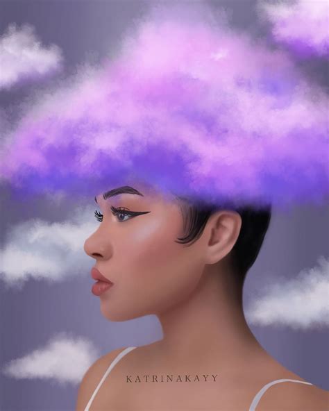 Katrinakayy Arts Instagram Profile Post “head In The Clouds ☁️ Photo Ref Keeahwah ☁️ One Of
