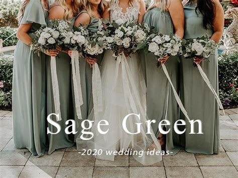 30 Natural Sage Green Theme Wedding Ideas