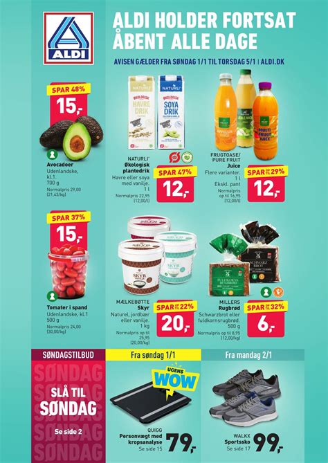 Aldi - Nuværende tilbud 12.01 - Tilbudsaviser, Kampagner