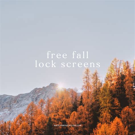 10 Free Fall Iphone Lock Screens
