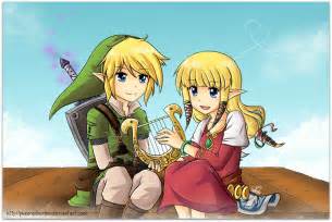 Link And Zelda By Sandragh On Deviantart