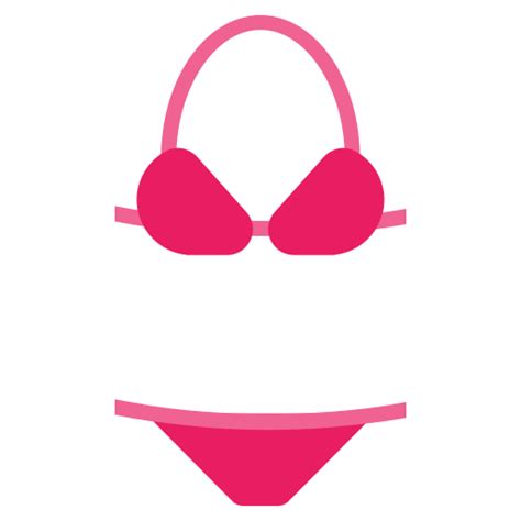 Summer Swimsuit Swim Suit Bikini Swimwear Two Piece Free Icon