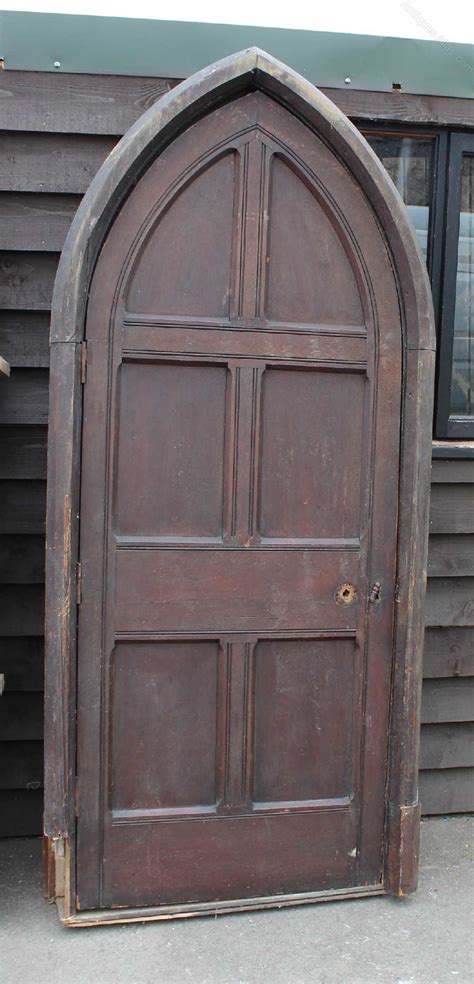 Antiques Atlas Pair Of Heavy Oak Carved Gothic Style Doors