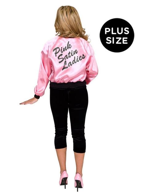 Whatever you're shopping for, we've got it. Pink Satin Ladies Jacket Adult Womens Plus Size Costume by Spirit Halloween | Womens 50s costume ...