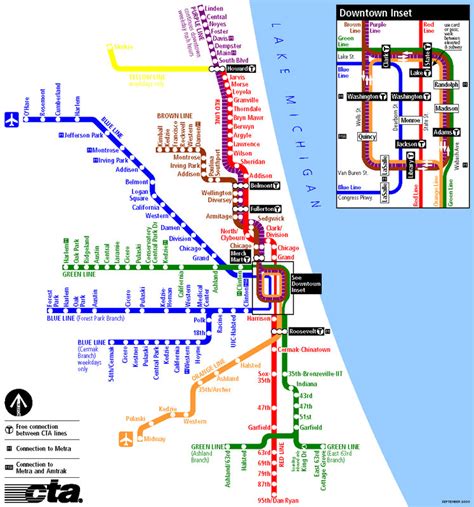 Cta Metro Map Let S Explore All Us Map