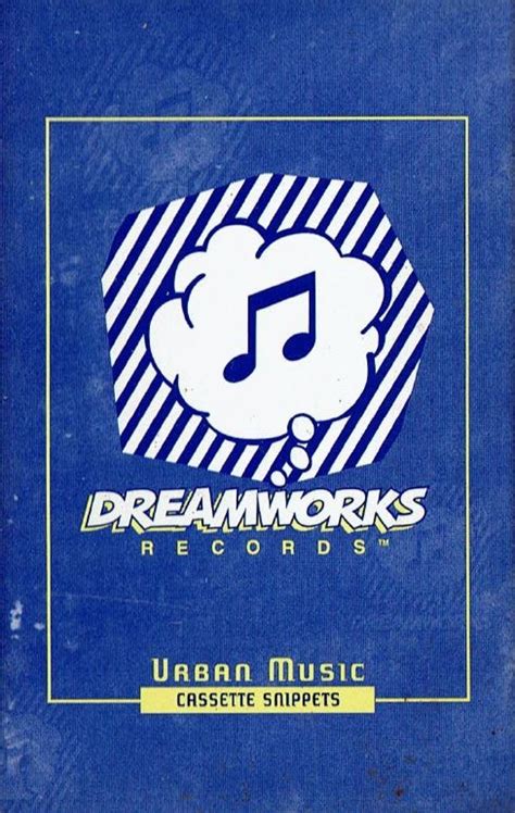 Dreamworks Records Urban Music Cassette Snippets 1999 Cassette