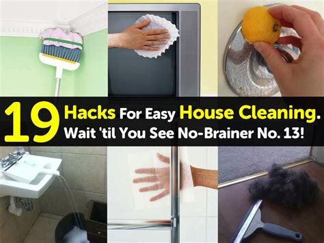 19 Hacks For Easy House Cleaning Wait Til You See No Brainer No 13