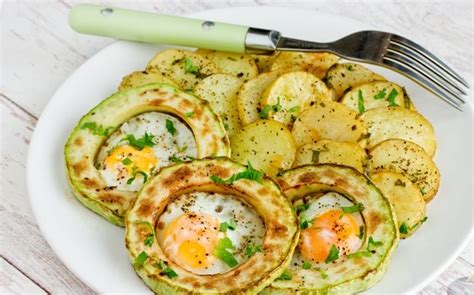 Fried Quail Eggs In Courgette Rings Foodnerdy Recipes Management System
