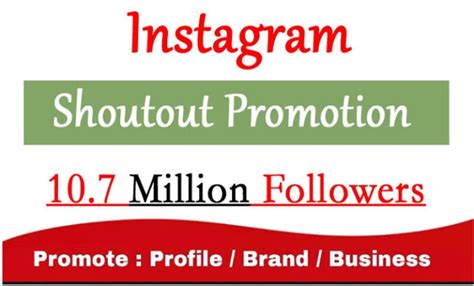 Instagram Shoutout Promotion On 10m Ig Page By Webservicees Fiverr