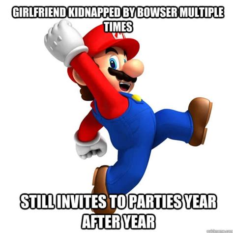 25 mario memes because he s the plumber for you and it s his 35th anniversary