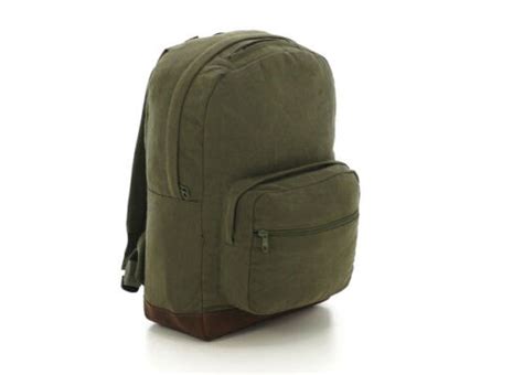 Rothco Vintage Canvas Teardrop Backpack With Leather Accents Ebay