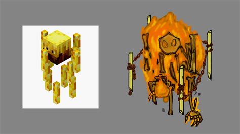 Blaze From Minecraft By Grimm254123 On Deviantart