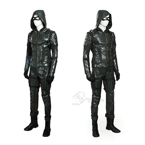 Arrow Season 5 Green Arrow Oliver Queen Cosplay Costume
