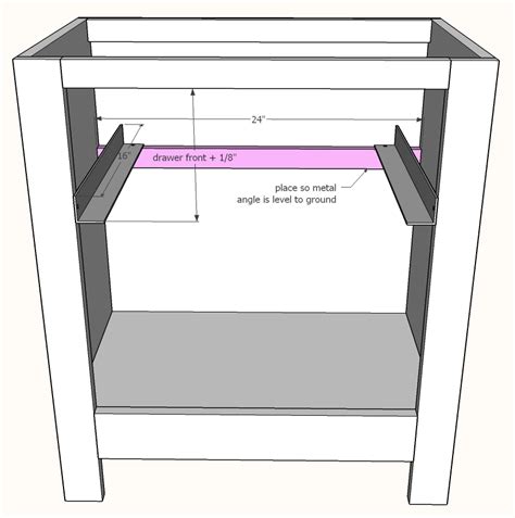 First, assemble the sides of the nightstands by attaching the legs. Cabinet Style Farmhouse Nightstand with Drawer | Ana White