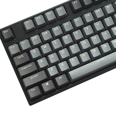 Whitegray Blackgray Pbt Keycap Set For Mechanical Keyboard Etsy
