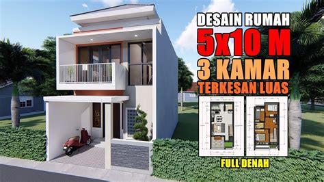 Check spelling or type a new query. DESAIN RUMAH 5X10 M 3 KAMAR TERKESAN LUAS - YouTube