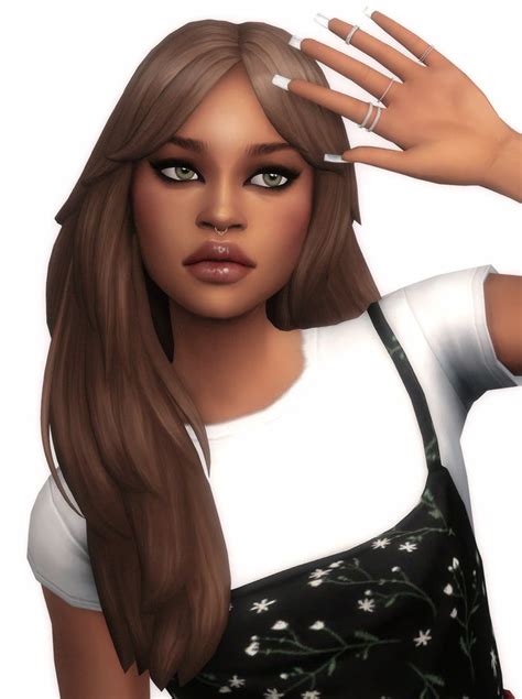 Katrina Hair Update Aretha Sims Hair Maxis Match Sims 4 Body Mods