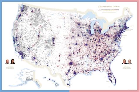 Field Releases Dot Density Map For The 2020 Us Presidential Election