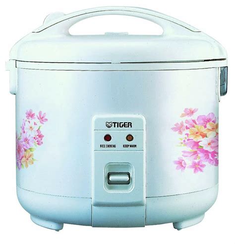Tiger JNP FL Cup Uncooked Rice Cooker And Warmer Floral