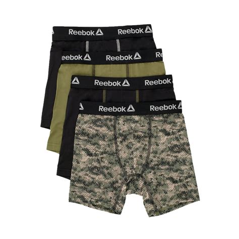 Reebok Reebok Boys Boxer Briefs Underwear 4 Pack Sizes S Xl