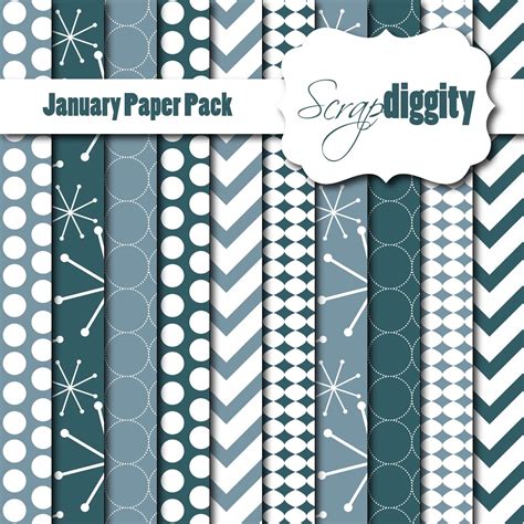 Free Winter Digital Paper Pack By Scrapdiggity Free Digital Scrapbook