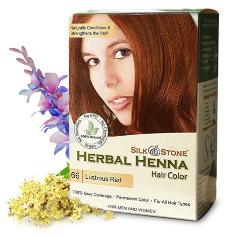 Herbal Henna Hair Color 66 Lustrous Red Henna Hair Dye Al Natural