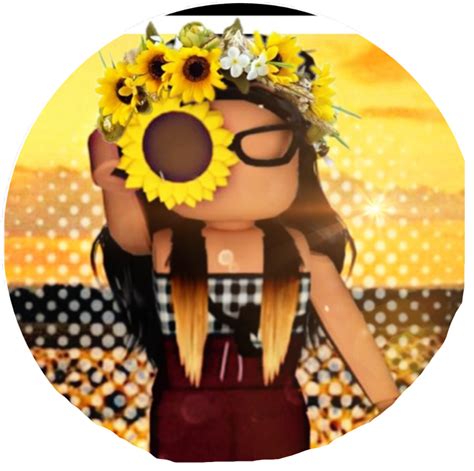 Girl Roblox Yelow Aestetic Brown Sticker By Royalehigh101