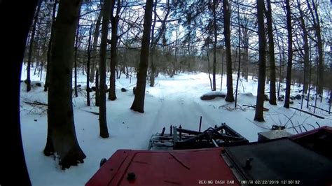 Grooming Brpd Snowmobile Trail South Woods With Asv Track Truck 2 22 19