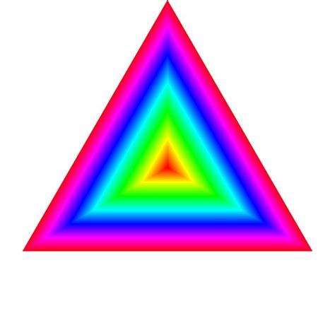 Rainbow Triangle Tunnel By 10binary On Deviantart Triangle Rainbow