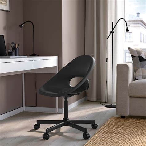 Eldberget MalskÄr Swivel Chair Dark Grayblack Ikea