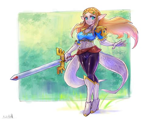 safebooru 1girl blonde hair blue eyes floating hair highres holding holding sword holding