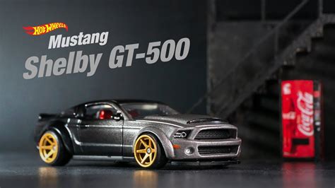 Mustang Shelby Gt500 Super Snake Hot Wheels Custom Youtube