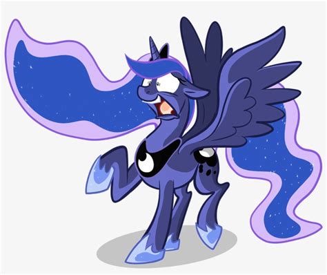 Secoh2000 Princess Luna Raised Hoof Safe Scared My Little Pony