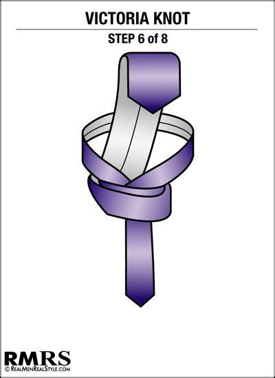How To Tie The Victoria Knot Medium Size Necktie Knots