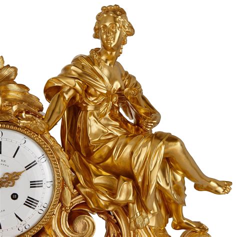 Antique French Ormolu Mantel Clock By Denière And Fils Mayfair Gallery