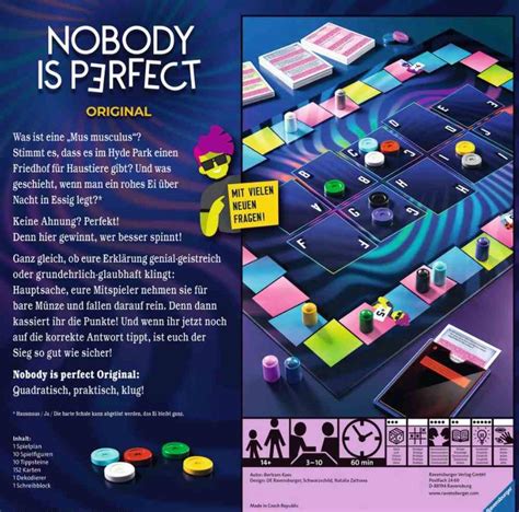 390 neue begriffe nobody is perfect: Ravensburger Nobody is perfect im Check: Quiz-Spiel für ...