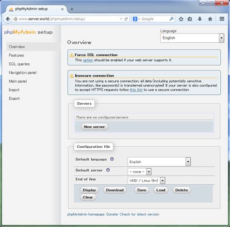 Phpmyadmin is open source software used primarily for managing mysql/mariadb via a browser. CentOS 7 : MariaDB : Install phpMyAdmin : Server World
