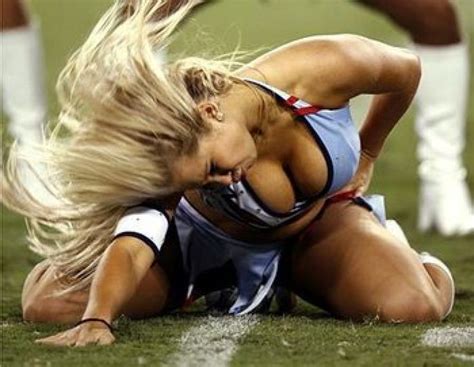 Cheerleaders Showing Off More Than Just Their Pom Poms Nfl