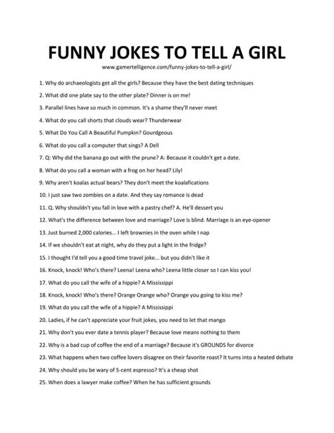 Best Funny Jokes To Tell Your Girlfriend 2022