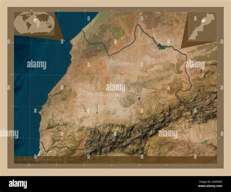 Marrakech Safi Región De Marruecos Mapa Satelital De Baja Resolución
