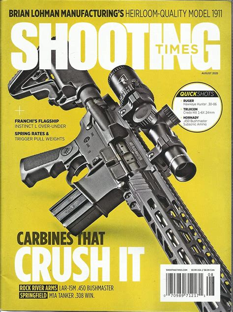 Amazon SHOOTING TIMES MAGAZINE CARBINES THAT CRUSH IT AUGUST